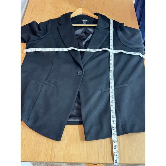 Torrid Women’s Blazer Black Oversized Stretch Business Casual Work Interview 4X - Picture 6 of 6